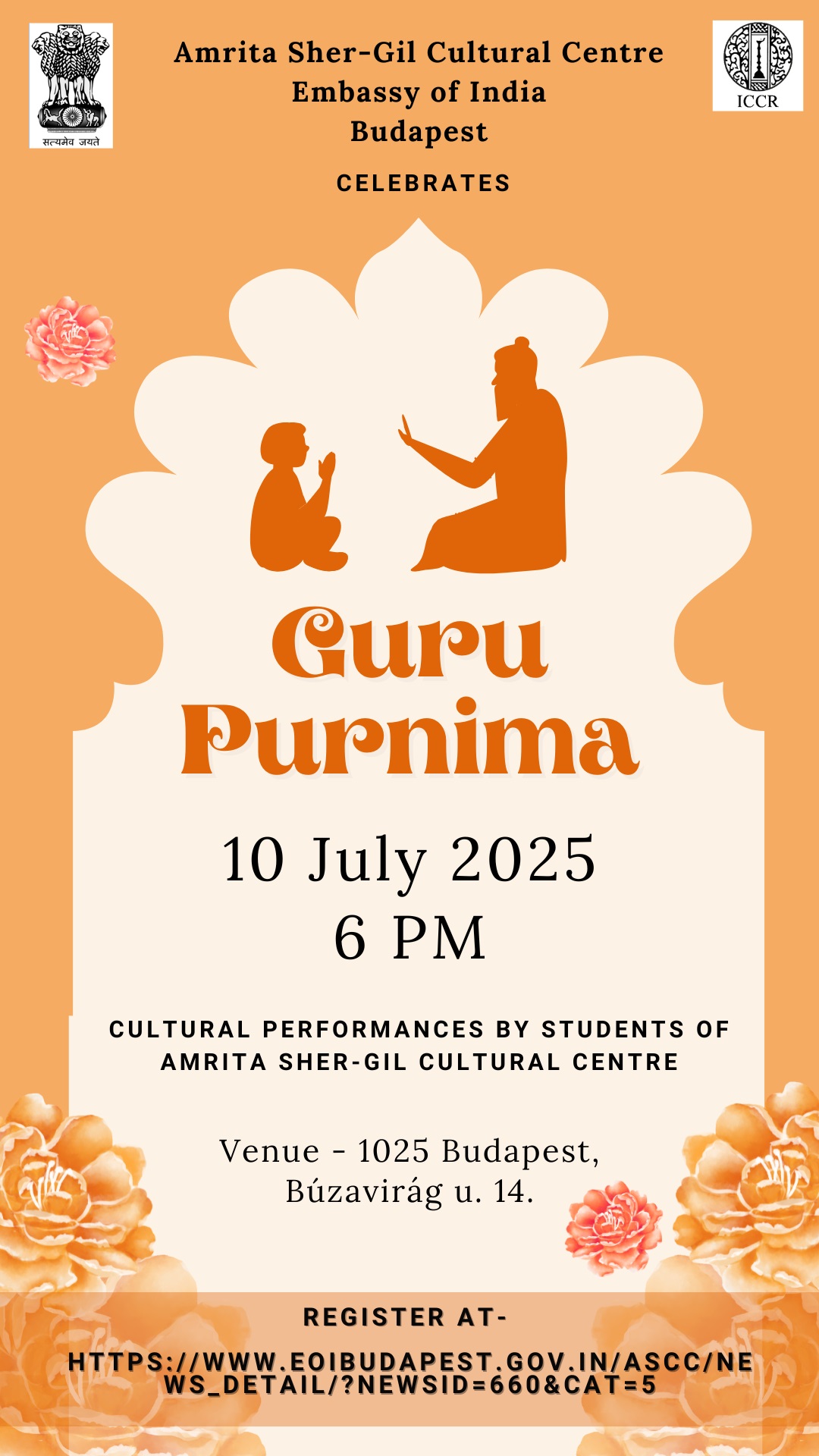 Guru Purnima Celebrations 2025 / Guru Purnima ünnepség 2025